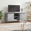 Mueble de TV madera de ingeniería gris hormigón 104x35x50 cm