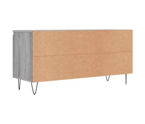 Mueble de TV madera de ingeniería gris Sonoma 104x35x50 cm