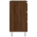 Aparador madera contrachapada marrón roble 60x35x70 cm