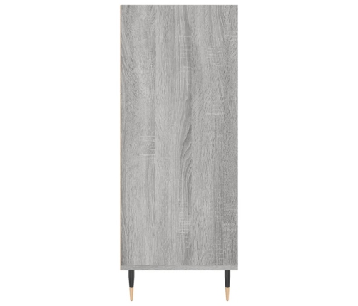 Aparador alto madera de ingeniería gris Sonoma 57x35x90 cm