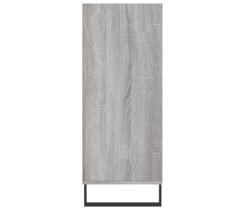 Aparador alto madera de ingeniería gris Sonoma 57x35x90 cm