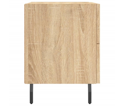 Mesita noche 2 uds madera ingeniería roble Sonoma 40x35x47,5 cm