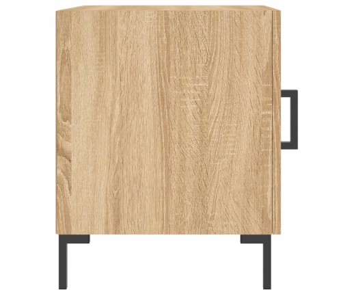 vidaXL Mesitas noche 2 uds madera ingeniería roble Sonoma 40x40x50 cm