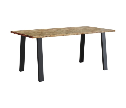 Mesa de comedor madera maciza de acacia 150x90x75 cm