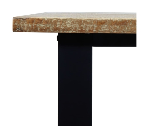 Mesa de comedor madera maciza de acacia 150x90x75 cm