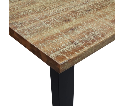 Mesa de comedor madera maciza de acacia 200x90x75 cm