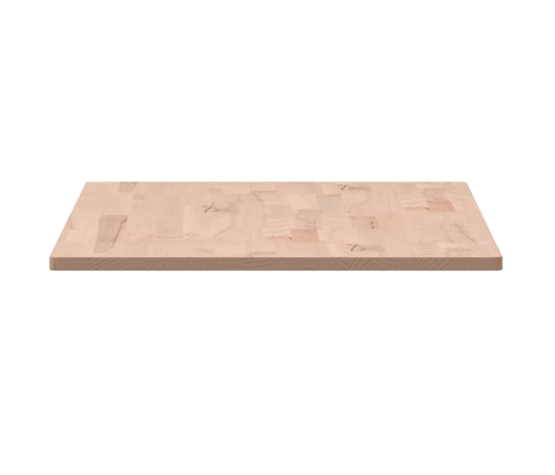 Tablero rectangular de madera maciza de haya 80x40x1,5 cm