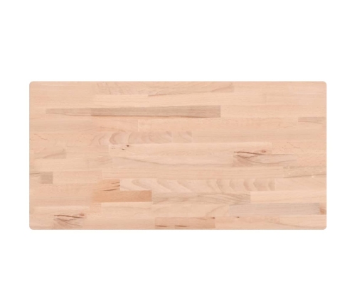 Tablero rectangular de madera maciza de haya 100x50x1,5 cm