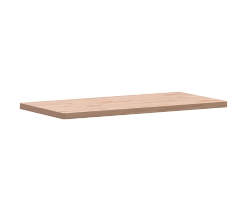 Tablero rectangular de madera maciza de haya 80x40x2,5 cm