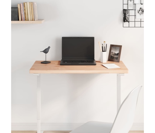 Tablero rectangular de madera maciza de haya 80x40x2,5 cm