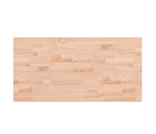 Tablero rectangular de madera maciza de haya 100x50x2,5 cm