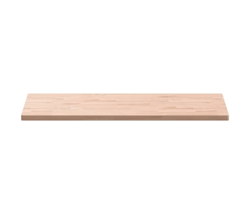 Tablero rectangular de madera maciza de haya 100x50x2,5 cm