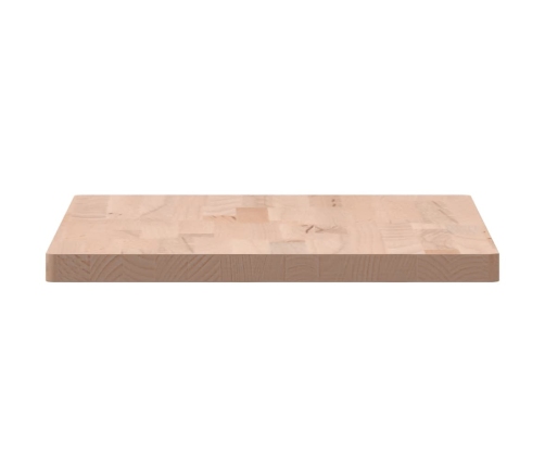 Tablero rectangular de madera maciza de haya 60x40x2,5 cm