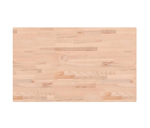 Tablero rectangular de madera maciza de haya 100x60x2,5 cm