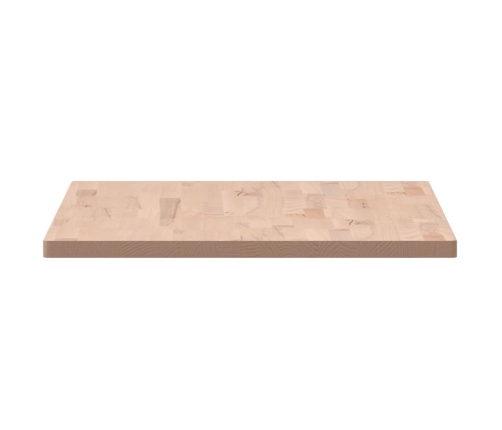 Tablero rectangular de madera maciza de haya 100x60x2,5 cm