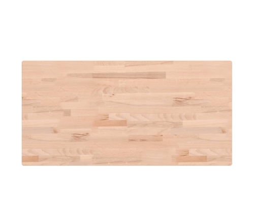 Tablero rectangular de madera maciza de haya 100x50x4 cm