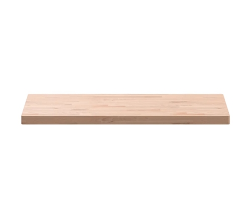 Tablero rectangular de madera maciza de haya 100x50x4 cm