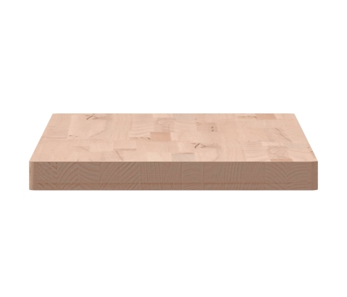 Tablero rectangular de madera maciza de haya 100x50x4 cm