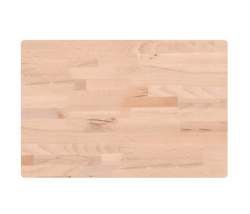 Tablero rectangular de madera maciza de haya 60x40x4 cm