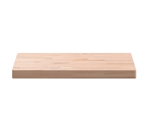 Tablero rectangular de madera maciza de haya 60x40x4 cm