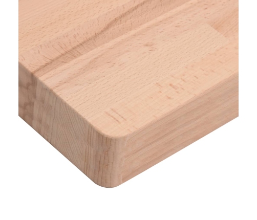 Tablero rectangular de madera maciza de haya 60x40x4 cm