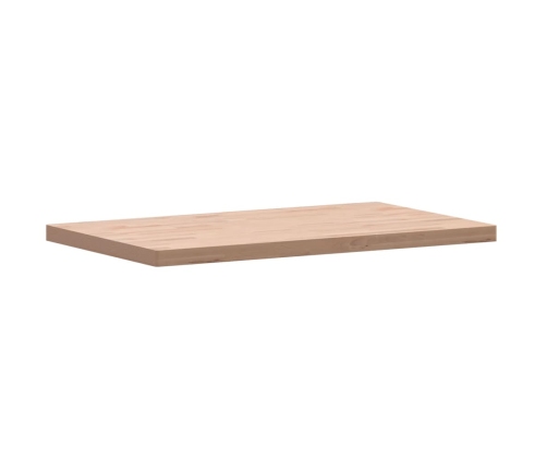 Tablero rectangular de madera maciza de haya 100x60x4 cm