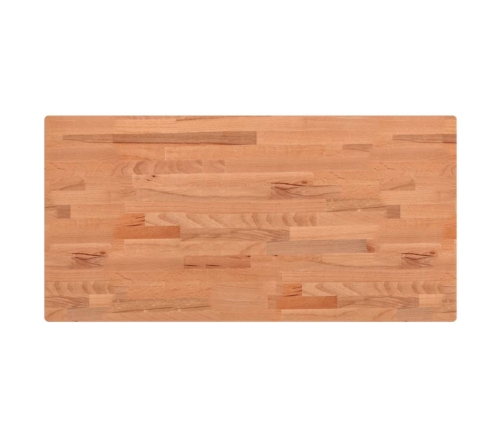 Tablero rectangular de madera maciza de haya 80x40x1,5 cm