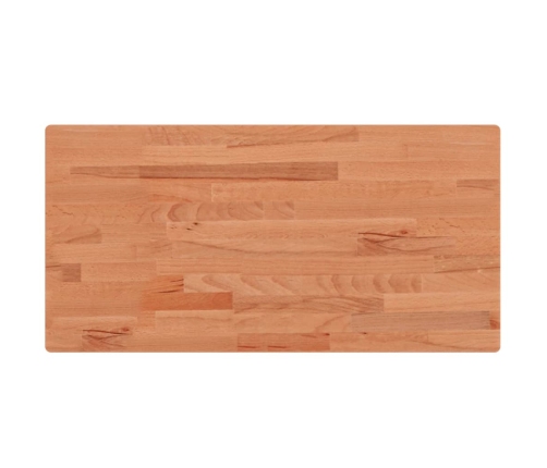 Tablero rectangular de madera maciza de haya 100x50x1,5 cm