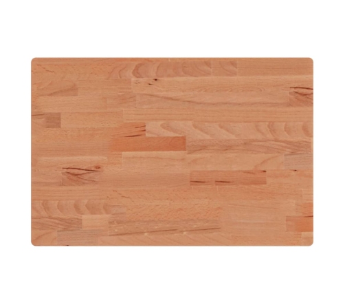 Tablero rectangular de madera maciza de haya 60x40x1,5 cm