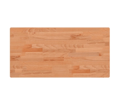 Tablero rectangular de madera maciza de haya 80x40x2,5 cm