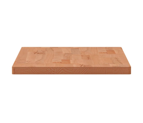 Tablero rectangular de madera maciza de haya 80x40x2,5 cm