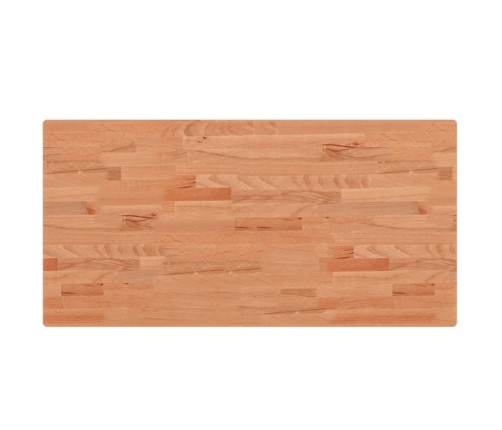 Tablero rectangular de madera maciza de haya 100x50x2,5 cm