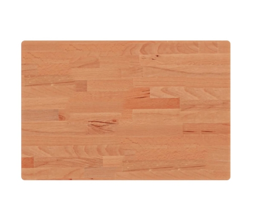 Tablero rectangular de madera maciza de haya 60x40x2,5 cm