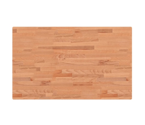 Tablero rectangular de madera maciza de haya 100x60x2,5 cm