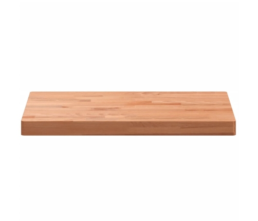 Tablero rectangular de madera maciza de haya 80x40x4 cm