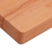 Tablero rectangular de madera maciza de haya 80x40x4 cm