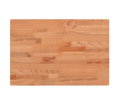 Tablero rectangular de madera maciza de haya 60x40x4 cm