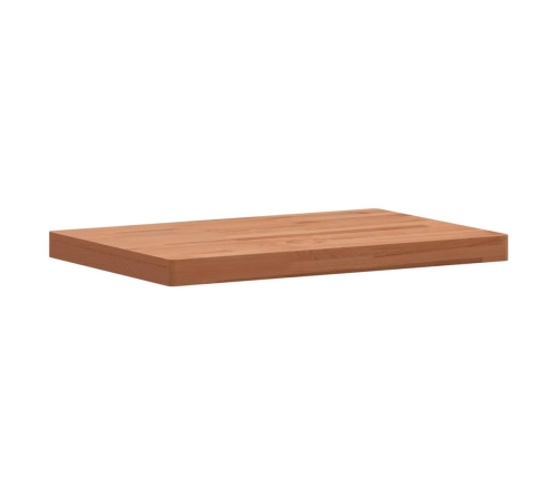 Tablero rectangular de madera maciza de haya 60x40x4 cm