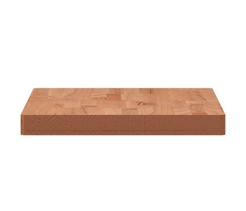 Tablero rectangular de madera maciza de haya 60x40x4 cm