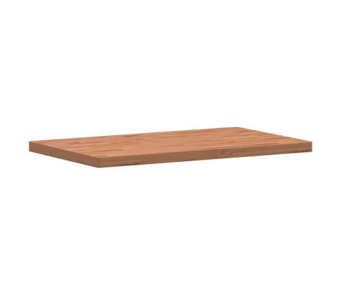 Tablero rectangular de madera maciza de haya 100x60x4 cm