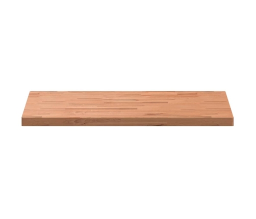 Tablero rectangular de madera maciza de haya 100x60x4 cm