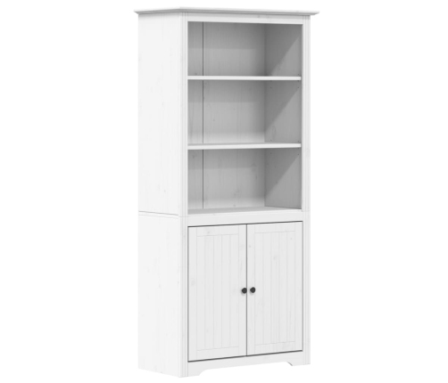 vidaXL Librería BODO madera maciza de pino blanco 82x40x173 cm