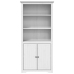 vidaXL Librería BODO madera maciza de pino blanco 82x40x173 cm