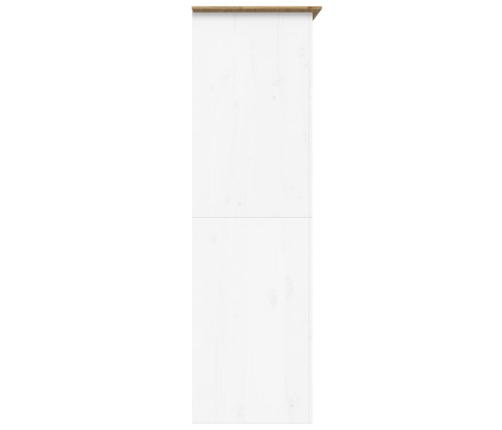 Armario BODO madera maciza de pino blanco marrón 99x53,5x173 cm