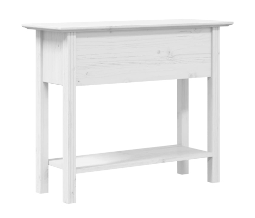 Mesa consola BODO madera maciza de pino blanco 91x35x74 cm