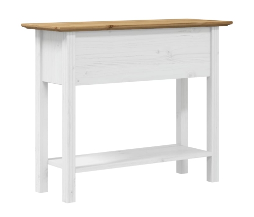 Mesa consola BODO madera maciza de pino marrón 91x35x74 cm