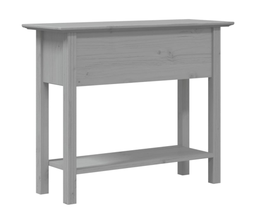 Mesa consola BODO madera maciza de pino gris 91x35x74 cm