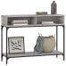 Mesa consola madera de ingeniería gris Sonoma 100x30,5x75 cm