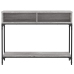 Mesa consola madera de ingeniería gris Sonoma 100x30,5x75 cm
