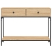 Mesa consola madera de ingeniería roble Sonoma 100x34,5x75 cm